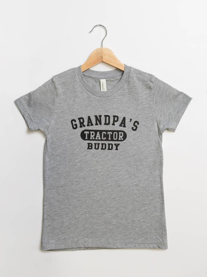 American Farm Company - Wholesale Screen-printed t-shirt – Kids - Western Graphic 'Grandpas Tractor Buddy' Toddler/Youth Tees2