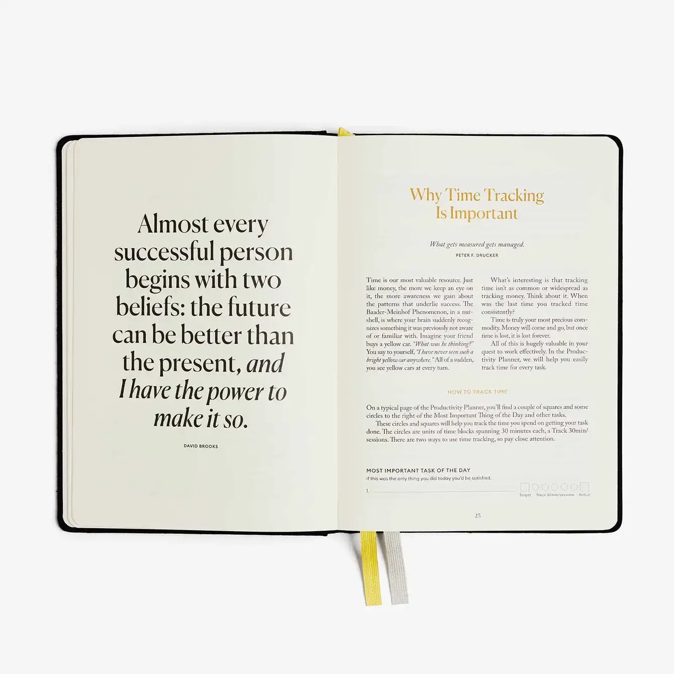 Intelligent Change - Wholesale Planner - Productivity Planner Black - Time Tracking, Goals, Self-Care9