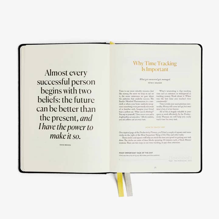 Intelligent Change - Wholesale Planner - Productivity Planner Black - Time Tracking, Goals, Self-Care9