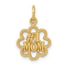 14k #1 MOM Charm for wholesale by NYMAN JEWELERS