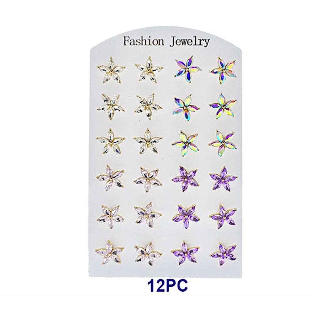 Atlas Fashion – Engroshandel Ørestikkere – Flower Stud Øreringe1