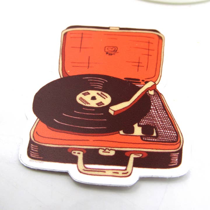 Autocollant pour platine vinyle pour la vente par Beqi Clothing