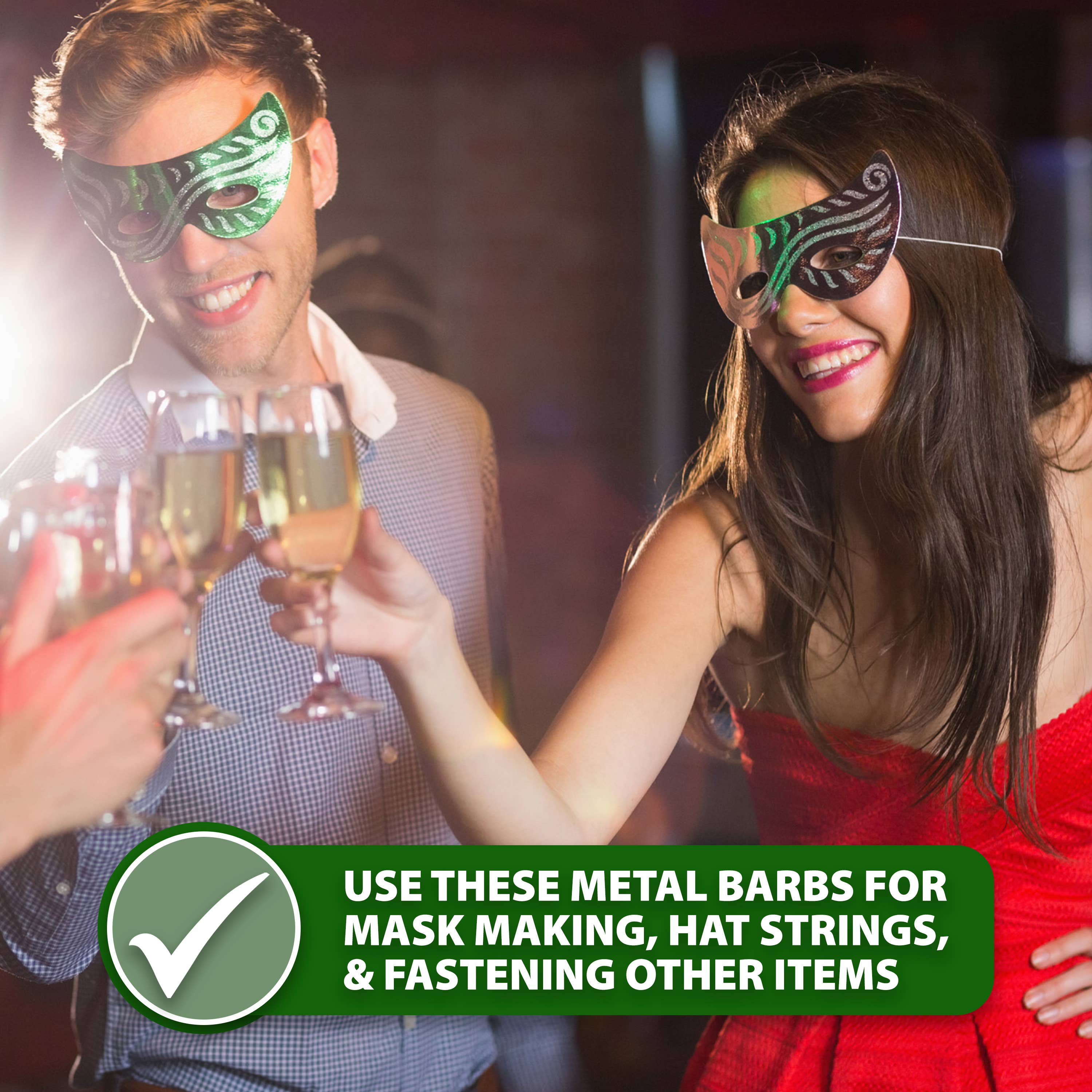 Mandala Crafts - Wholesale Craft Supplies - 9" Red Elastic Barbed Cord Stretch Loop Band 200 PCS6