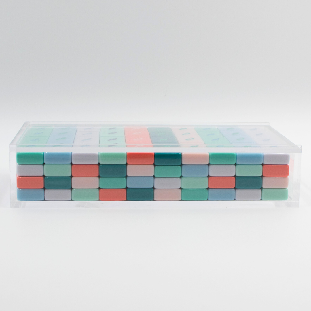 My Fair Mahjong - Wholesale Decorative Box - Mahjong Acrylic Display Box (Destination Collection Tiles)  7