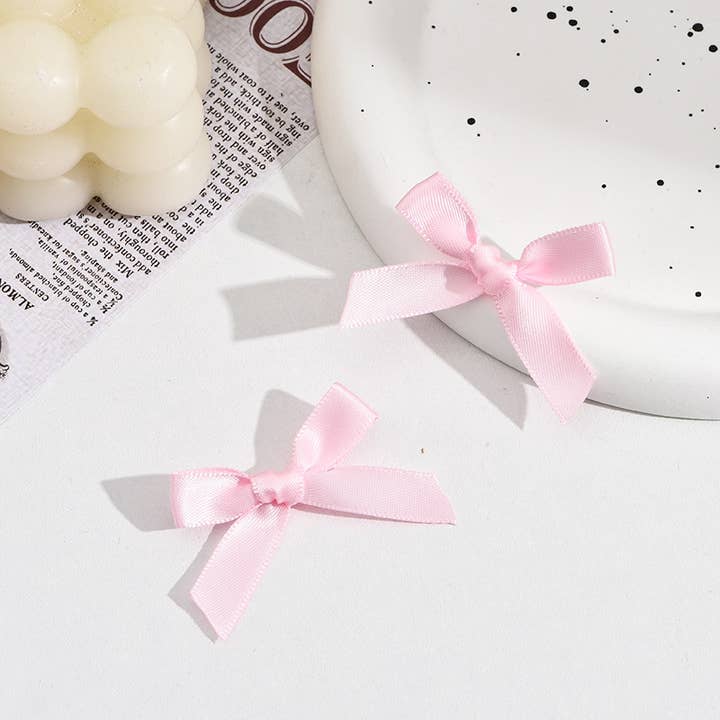 ByHome - Wholesale Bow - Gift Wrapping - 50pcs, 1.8"x1.8" mini double layered polyester ribbon bow1