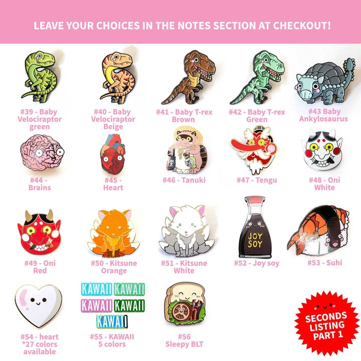 Leon Römer Illustraties - Wholesale Lapel Pin/Button - PIN SECONDS SALE part 1 of 23