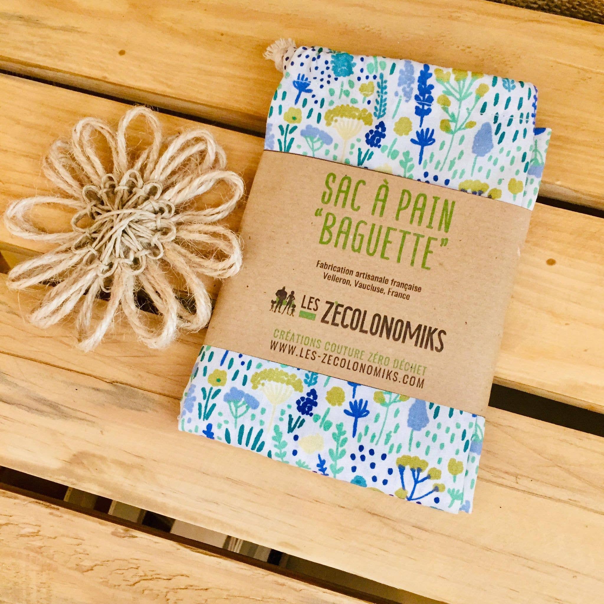 Les Z'écolonomiks - Wholesale Food Storage Wrap/Bag - Baguette bread bag3