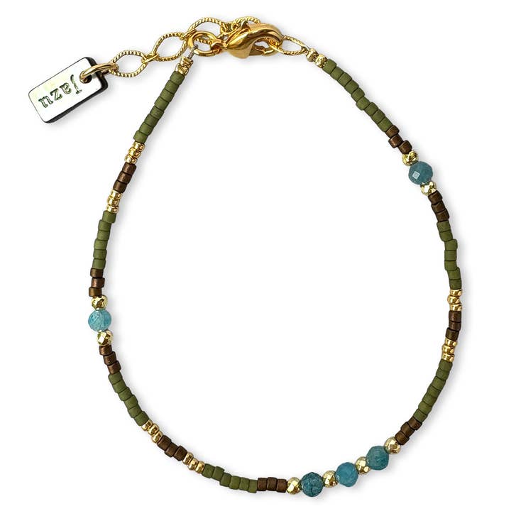 Jazu Jewellery – Pulseira de missangas por atacado – Pulseira com miçangas e pedras semipreciosas5