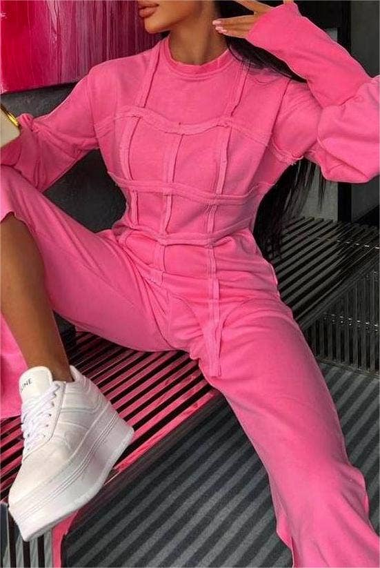 Rosa Clothing - Wholesale Top & Pant Set (NOT Loungewear) - Women's - Fashion sweatshirt set trouser set12