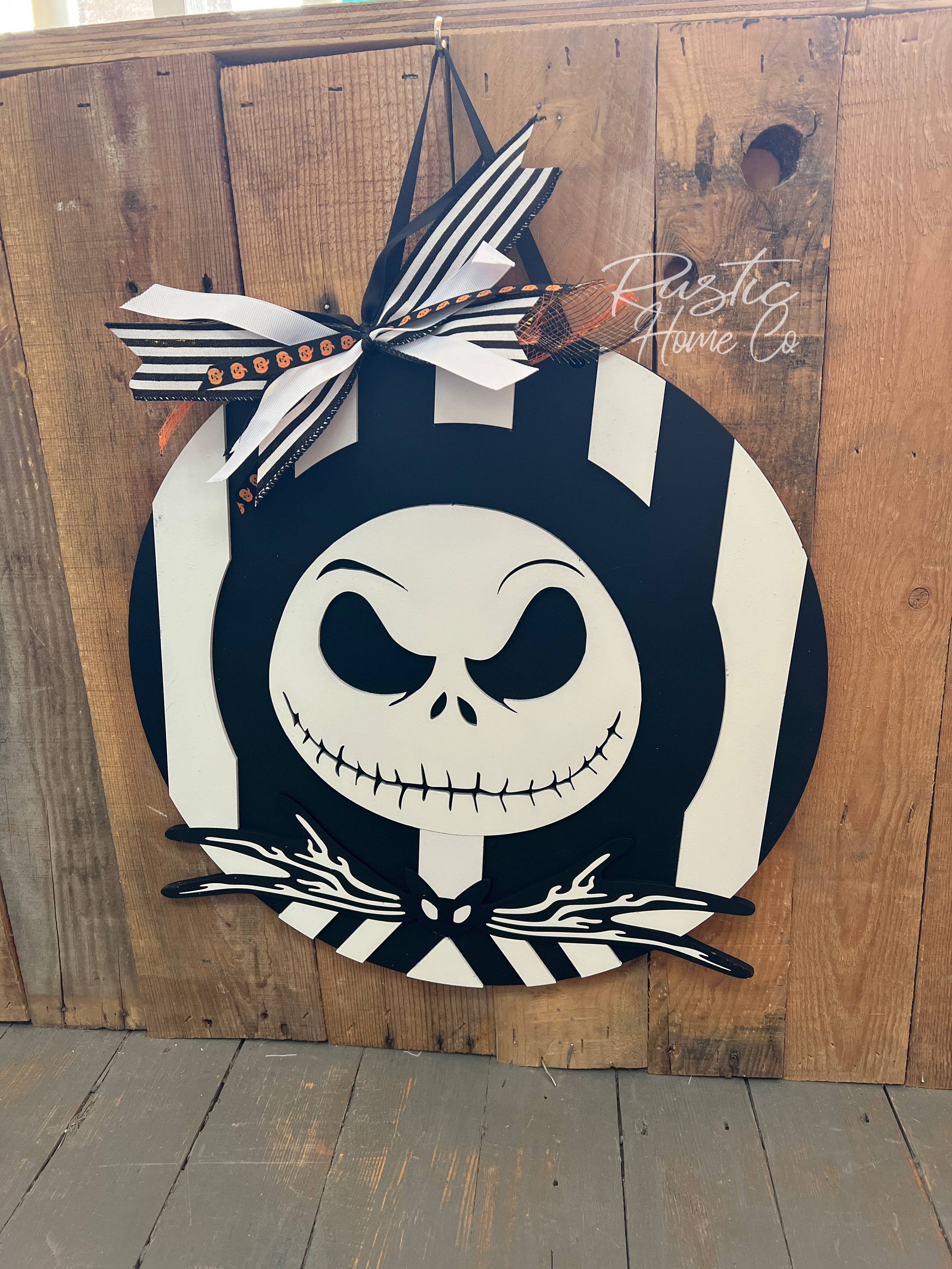 Rustic Home Co LLC – wholesale Dörrhängare – Jack Skellington Halloween-dörrhängare från Nightmare Before Xmas4