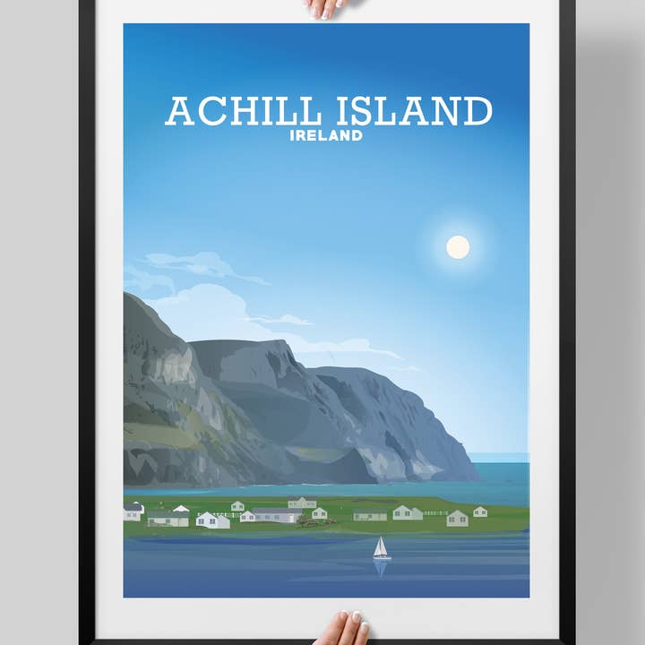 Hillview Prints – wholesale Art print – Achill Island Print, County Mayo Poster