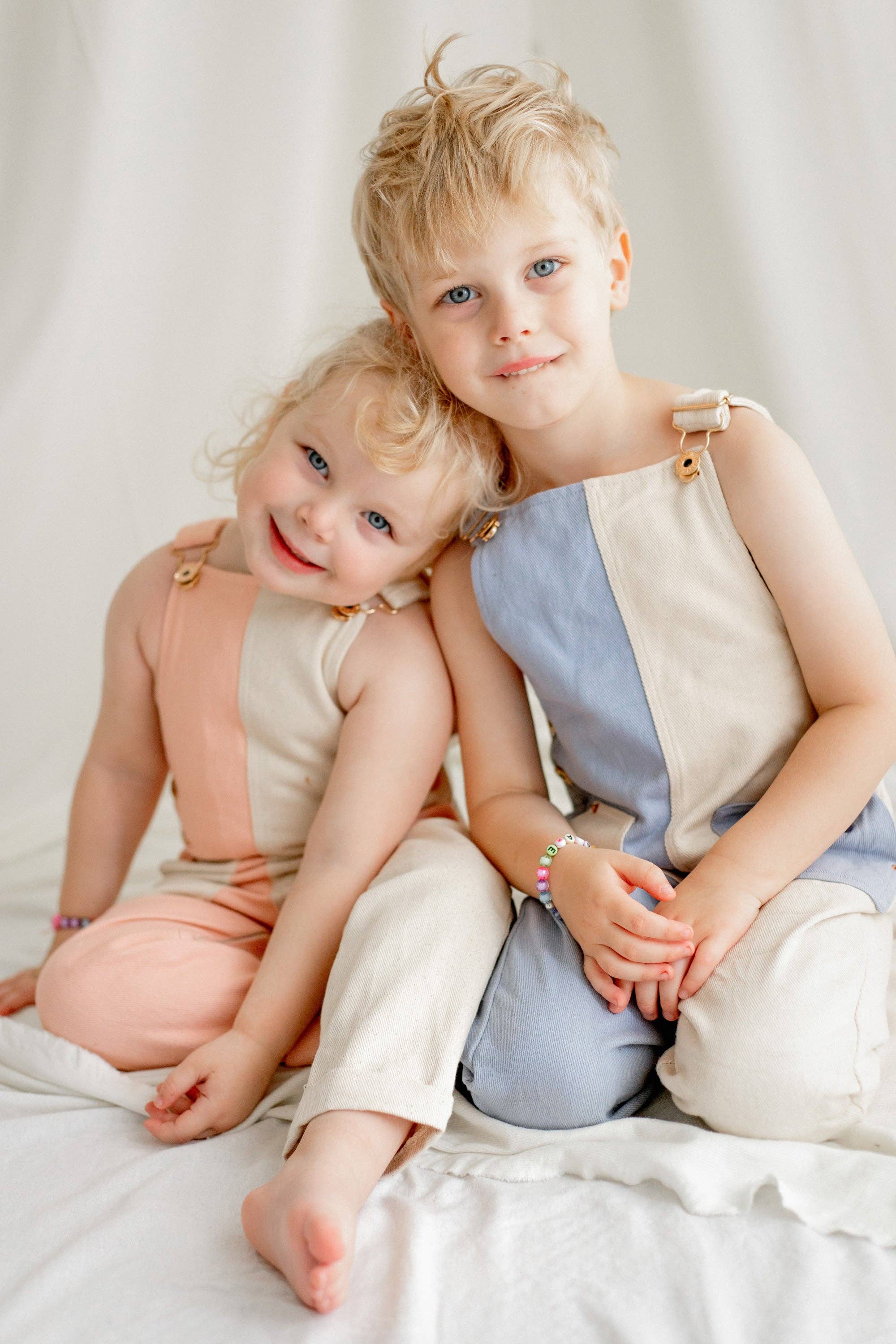 With Love for Kids - Wholesale Overalls - Baby - Hudson Denim Overalls - SPLIT BLUSH4