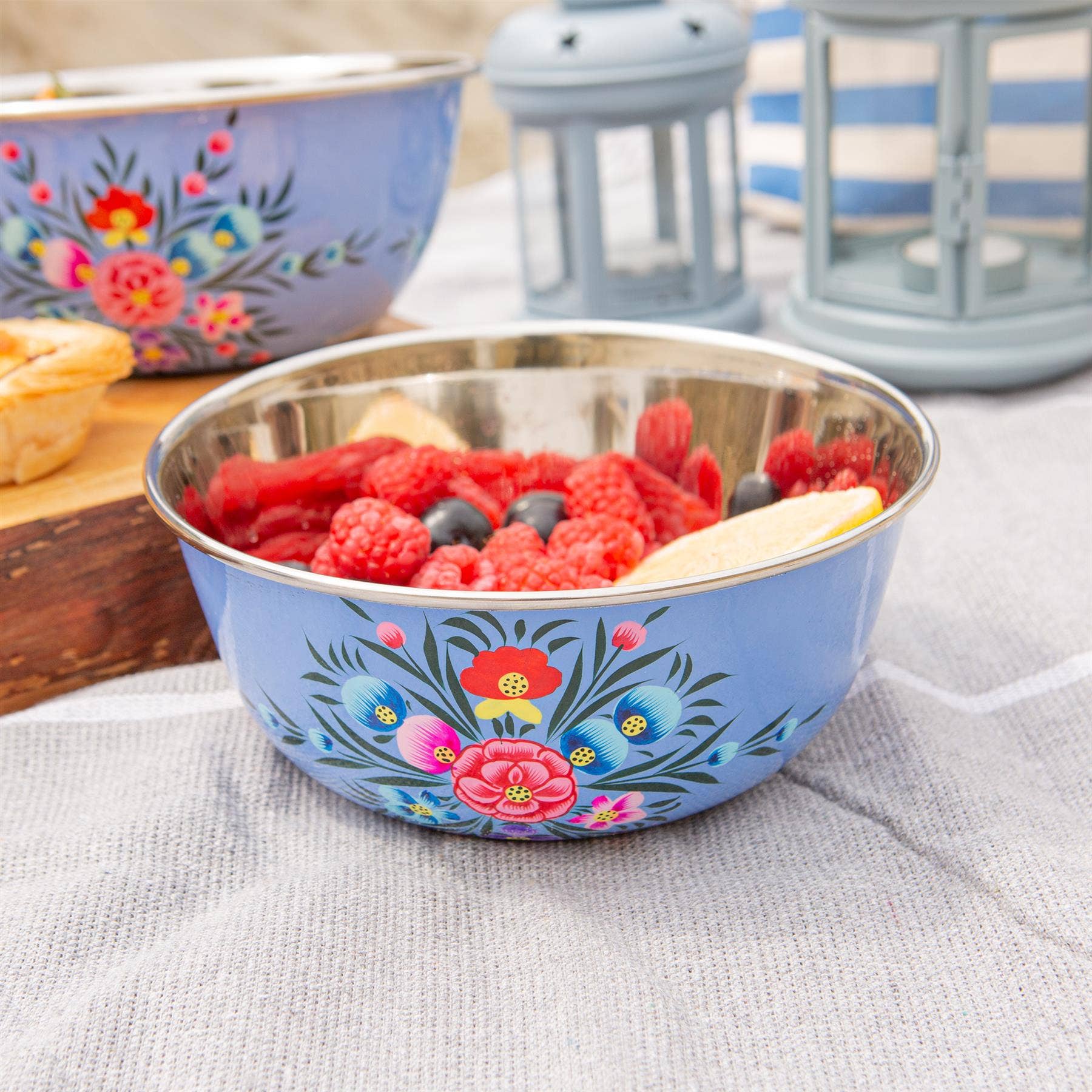 Rinkit Ltd – Tigela por atacado – Pansy Taça Piquenique Aço Inoxidável 16.5cm - By BillyCan12