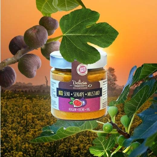 Bio Senape Con Fichi per la vendita all'ingrosso da parte di Delizia Delikatessen