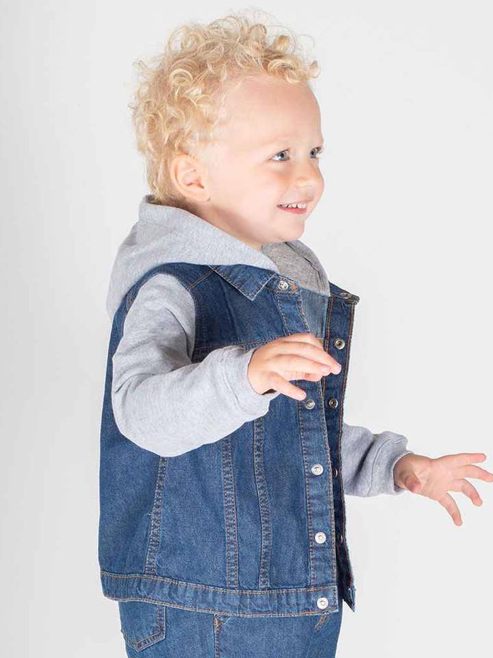 Larkwood - Chaqueta vaquera para niños para venta al por mayor de Pierre Francis