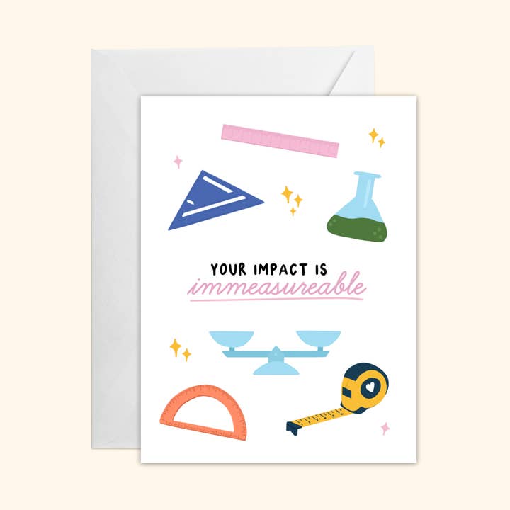 Oh Happy Dani - Wholesale Everyday Greeting Card - Immeasurable Impact Greeting Card0