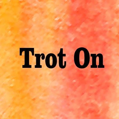 Trot On Vinyl Decal Sticker for wholesale by Bow-Dacious Designs