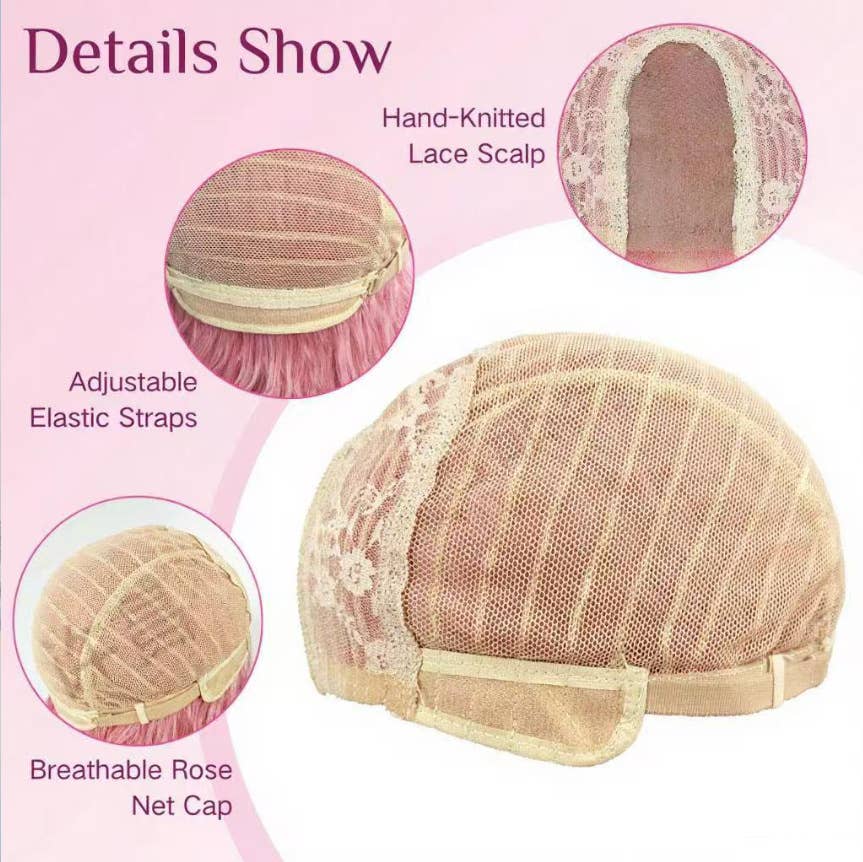 AK Brand - Vendita all'ingrosso Parrucca/toupet - Parrucca Lunga Ondulata da 20 Pollici per Donne Costume Sintetico Uso Quotidiano1