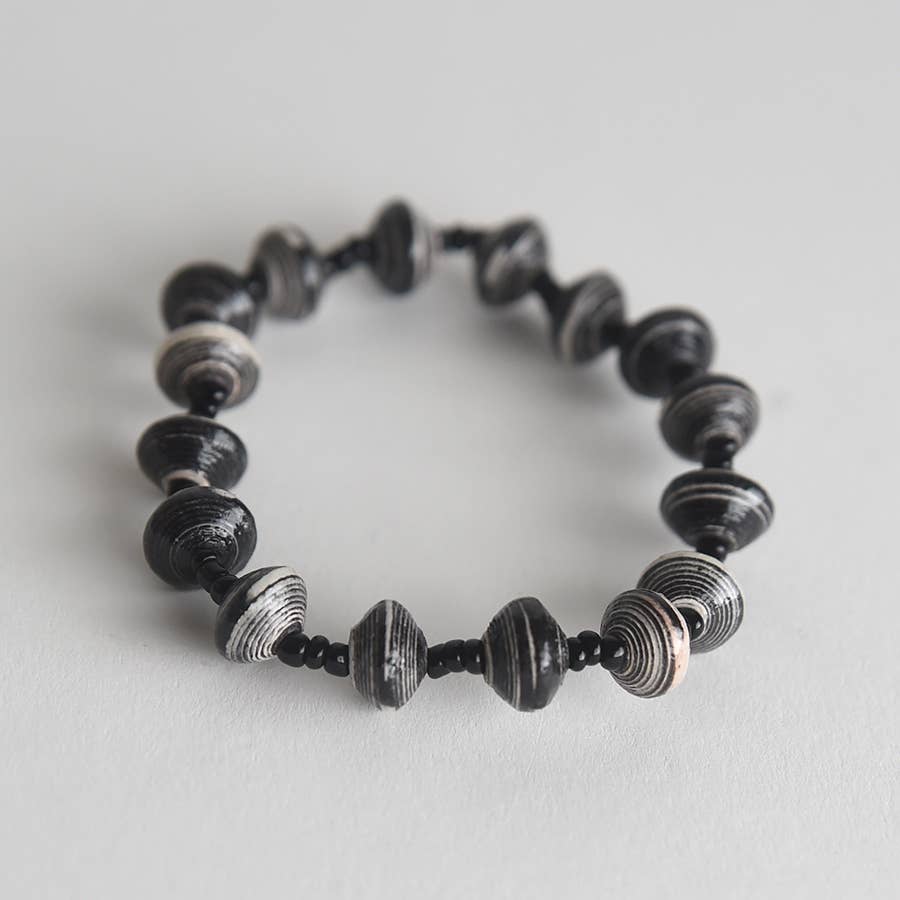 Project Have Hope - Vendita all'ingrosso Bracciale con perline - Bracciale in carta elasticizzata a righe22