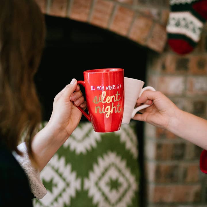 Pearhead - Wholesale Christmas Decoration - Silent Night Festive Holiday Mug