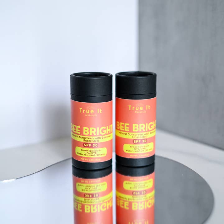 True It Naturals - Wholesale Sunscreen - Stick Mineral Sunscreen Unscented Bee Bright SPF 30