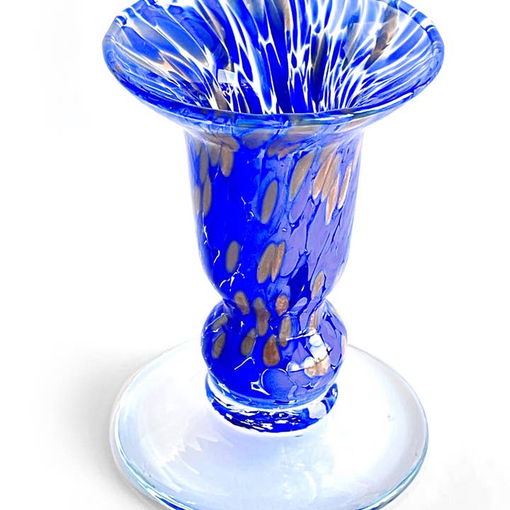 Mazzega Art & Design – wholesale Candle holder – Set of 2 Glass Candelabra, Hand-Blown and Crafted - The Colors of Murano - Table Candlesticks, Weddings, Parties. Made in Italy5