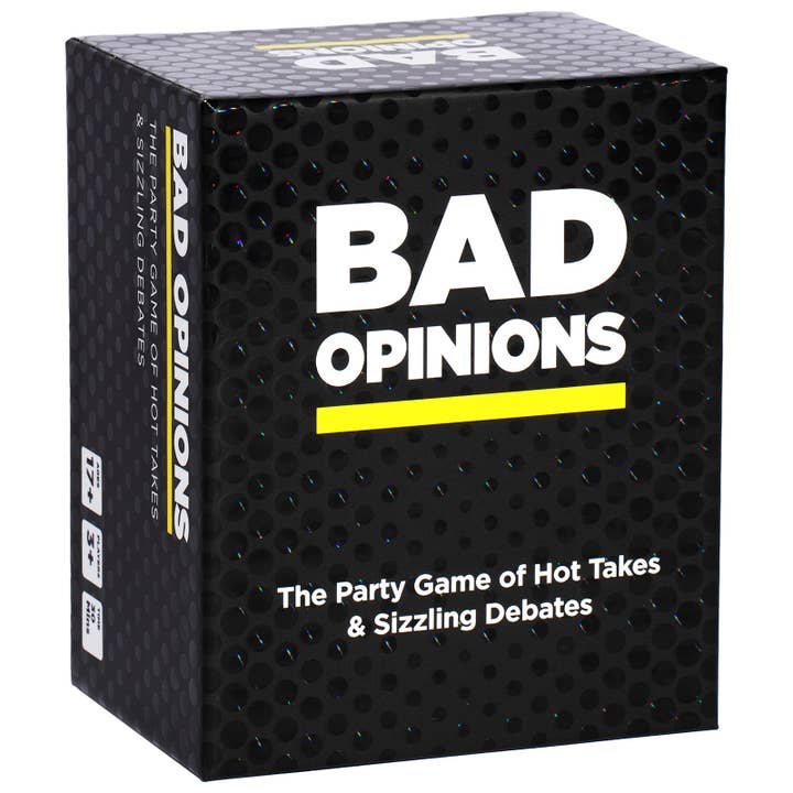 Dyce Games - Wholesale Card Game - BAD OPINIONS: The Party Game of Hot Takes & Sizzling Debates