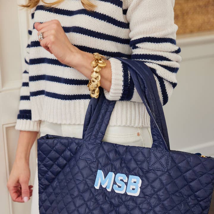 The Monogram Corner - Wholesale Tote Bag - Women's - PERSONALIZED QUILTED TOTE
