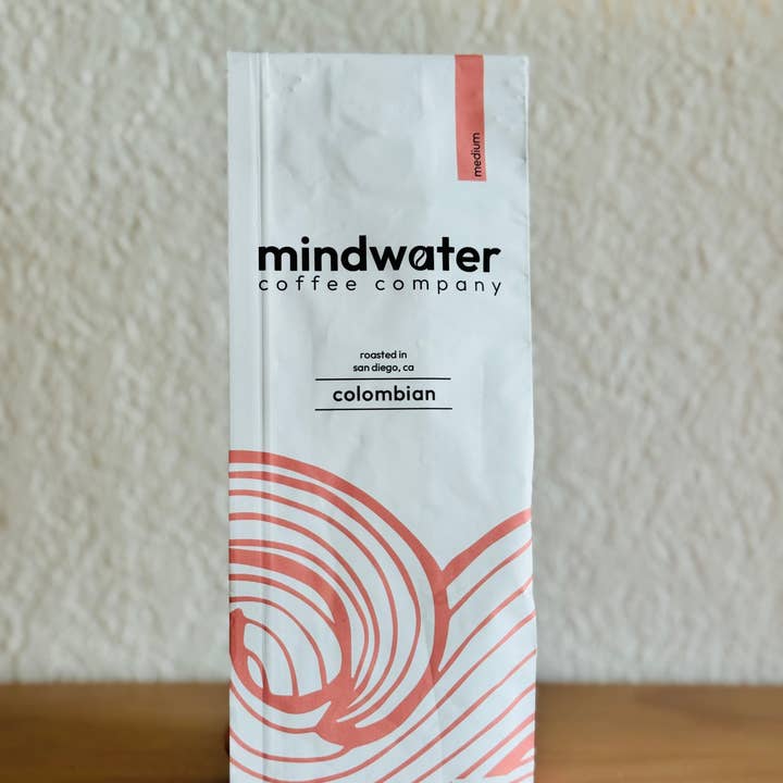 Mindwater Coffee Company - Wholesale Coffee Beans - 12 oz Medium Roast Colombian Coffee - Whole Bean2