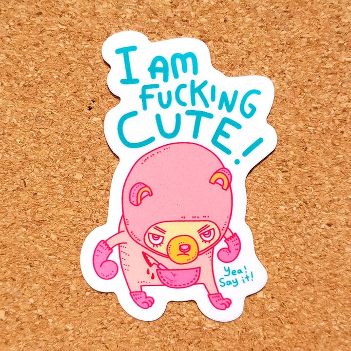 Chika Ando Illustration - Wholesale Phone & Laptop Stickers - Fucking Cute Sticker