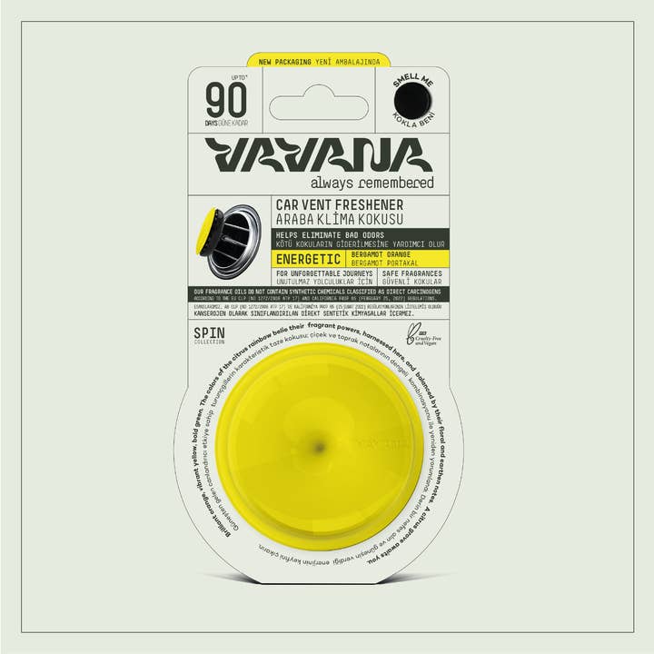 VAVANA - Wholesale Car Freshener - Unisex - CAR FRESHENER - 90 Day, SAFE, Made with CA Prop 65 Free Oils7