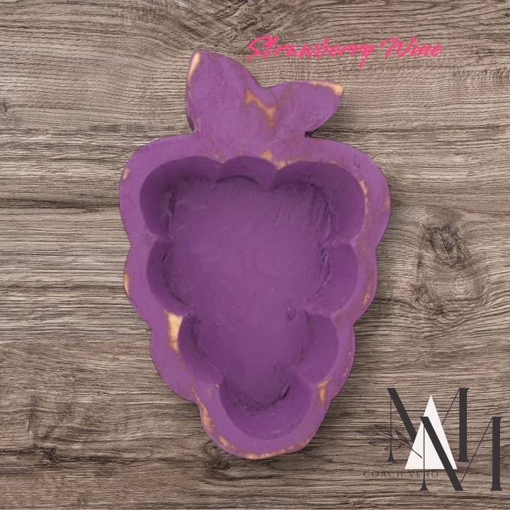 Purple Grape Wooden Candle for wholesale by Candles by M&M