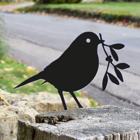 Bird - Robin with Mistletoe for wholesale by A Blackbird Sang