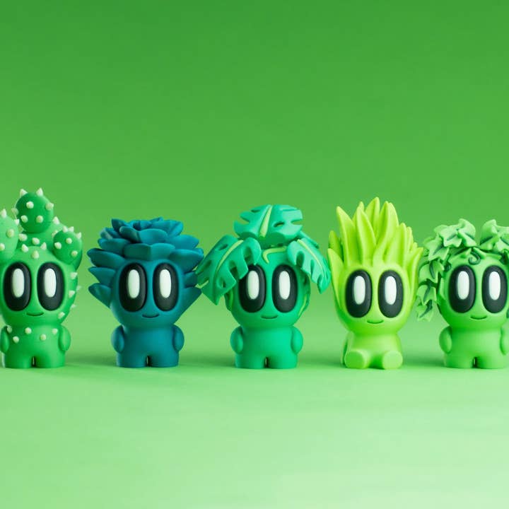 Plantas Blob, Mini Juguete de Arte Coleccionable de Plantas con Maceta, 3D para venta al por mayor de Great American Designs