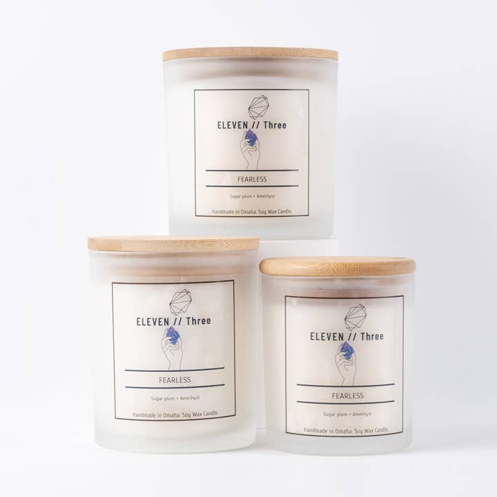 FEARLESS Perzik Citrus Honing Roos Amber Sojawas Potkaars voor wholesale door ELEVEN//Three