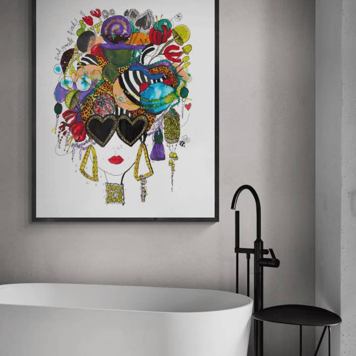 Charlotte Posner - Wholesale Art Print - FIND YOURSELF FIRST PRINT1