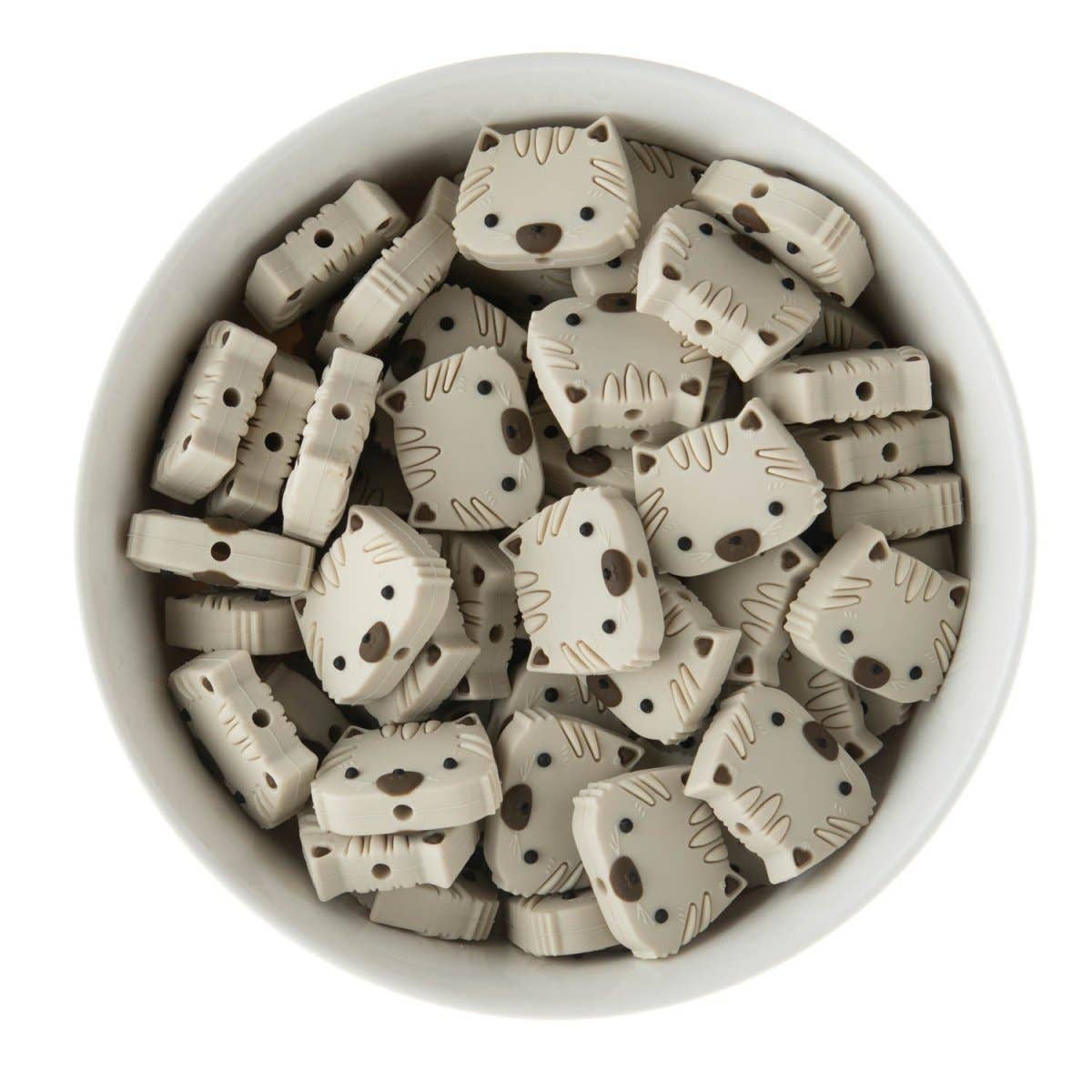 Cara & Co Silicone Craft Supply – Missangas por atacado – Esferas focais de silicone para gatos4