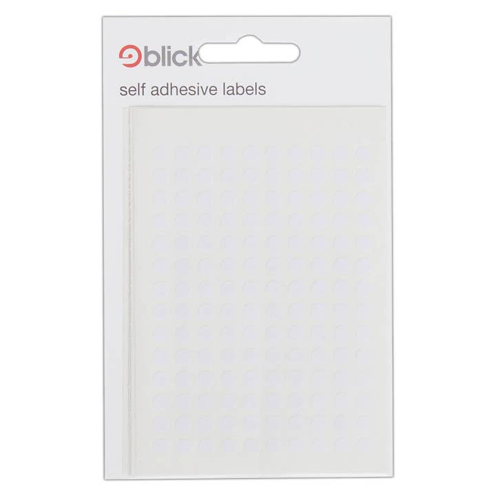 Blick Labels Circles White 5mm for wholesale by West Design Products UK