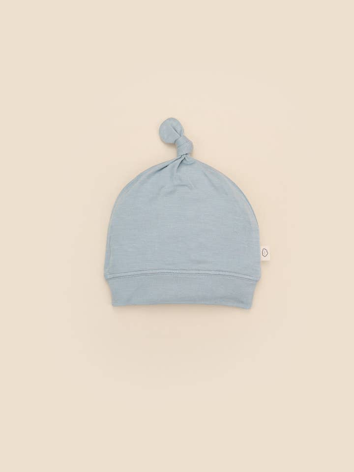 Bamboo beanie - Dusk blue for wholesale by Lūmmi in Colour Babywear