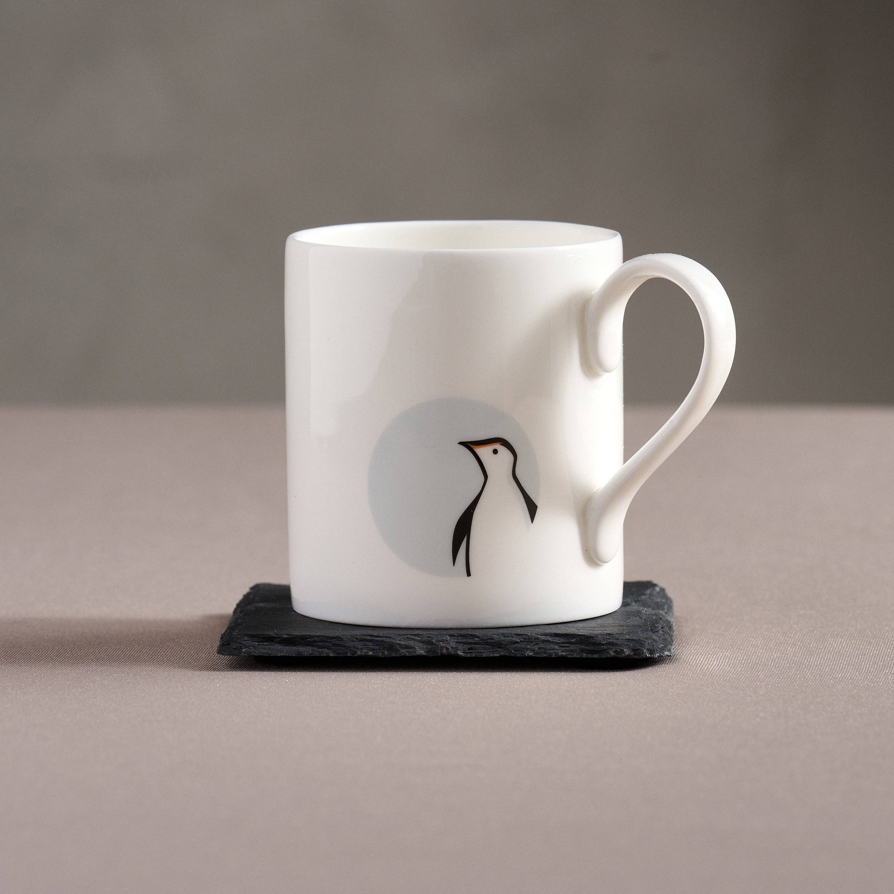 Jin Designs - Wholesale Coffee Mug - Penguin in the Window Mug2