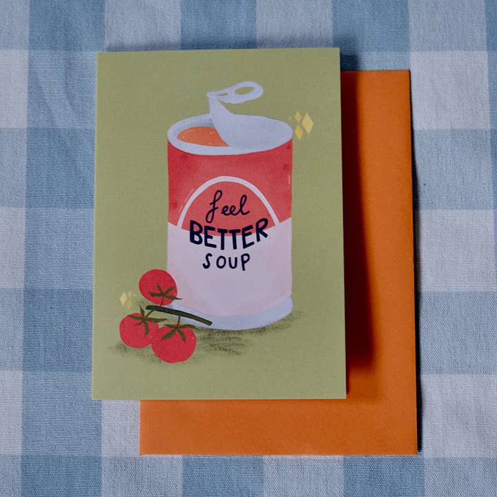Carta Feel Better Soup Get Well per la vendita all'ingrosso da parte di Amy B-W