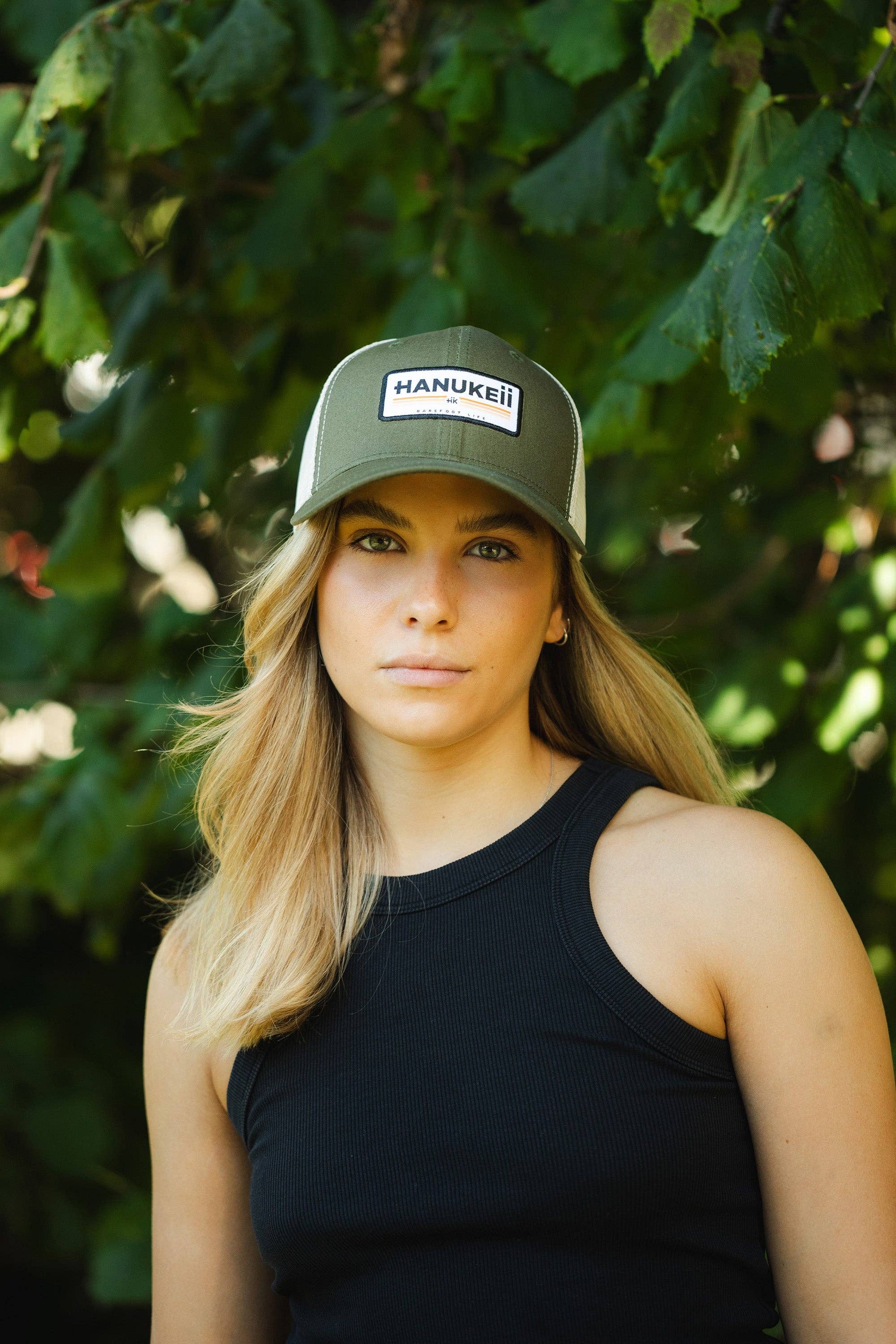 Indicom Brands - Wholesale Trucker Hat - Unisex - Barefoot Green / Beige8