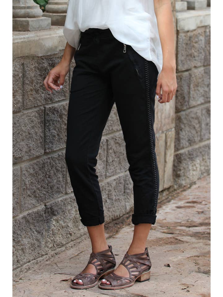 Nostalgia - Vente Pantalon d'intérieur/de jogging – femme - JOGG DE JOGGING EN TISSU ÉPONGE NP746-ASIS AVEC LIEN À NOUER SUR LE DEVANT ET POCHE ZIPPÉE68