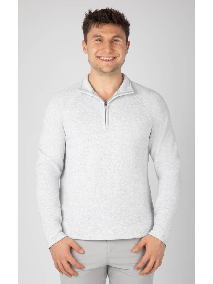 90 Degree by Reflex - Wholesale Sweatshirt - Men's - Men's Quarter Zip Sweatshirt with Raglan Sleeves