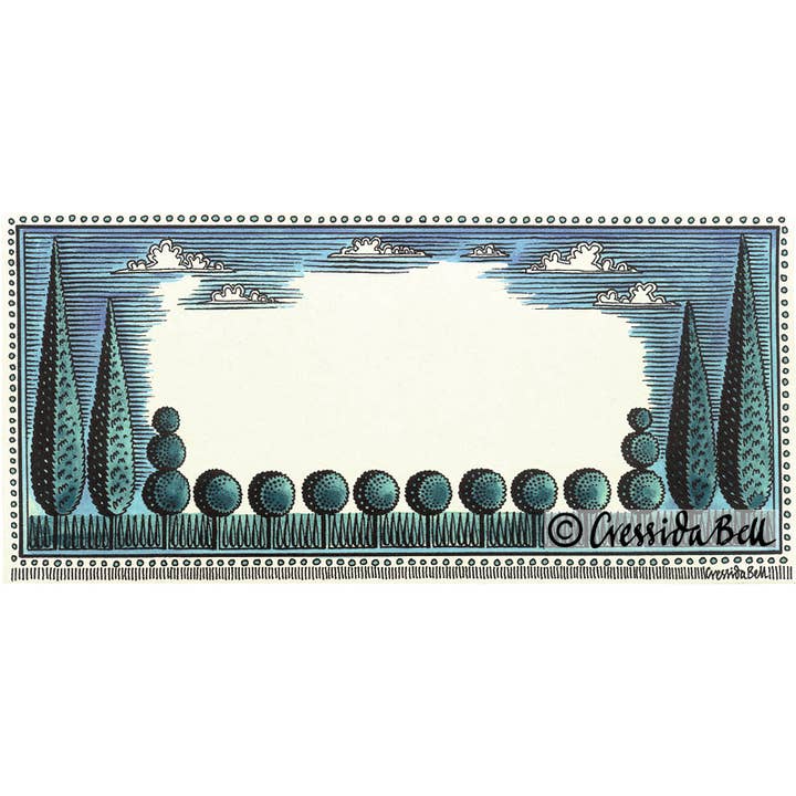 Cressida Bell – wholesale Stationery/notecard set – Trees Notecards Pack1