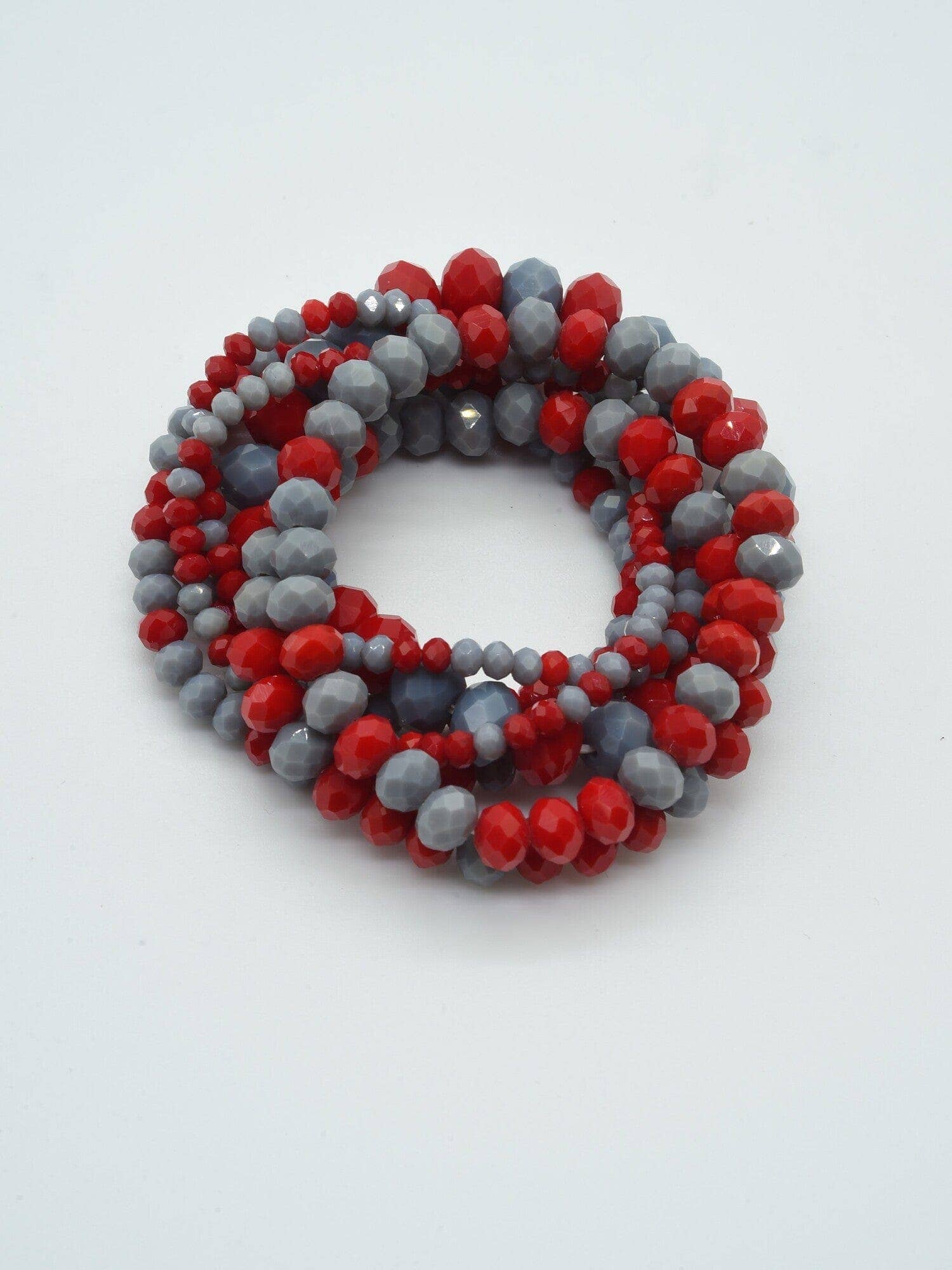 MiMi Wholesale - Wholesale Jewelry Set - CB2177 7 Piece Glass Beaded Bracelet Jewelry Set24