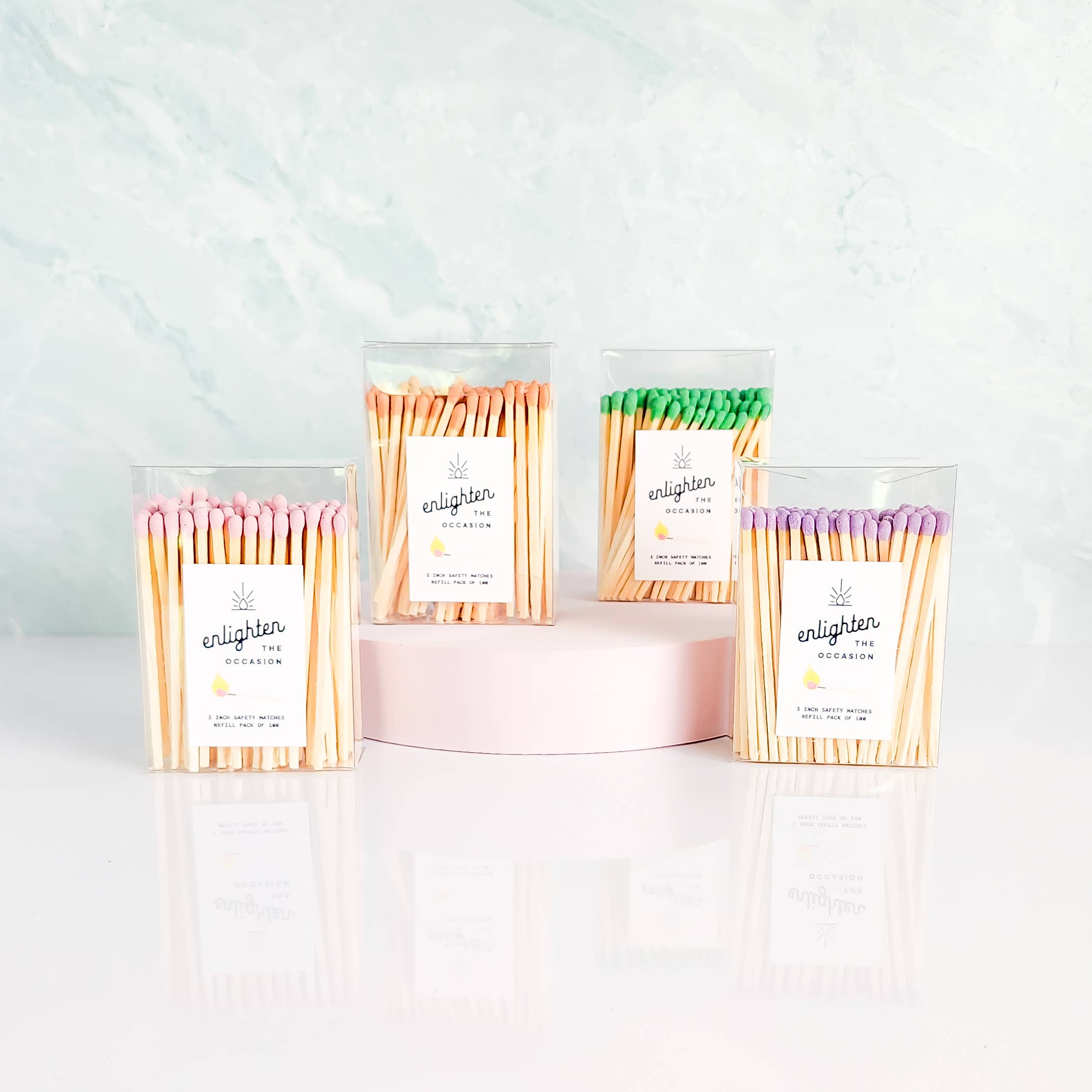 Enlighten the Occasion - Wholesale Lucifers - Navulbare Veiligheidskleur Tip Luciferset1