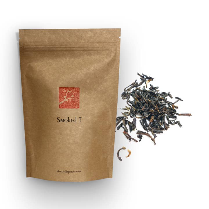 Chá preto - Chá fumado T/chinês fumado com madeira de faia por atacado de Lydia Gautier