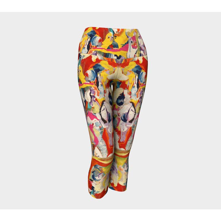 Leggings Yoga Capri per la vendita all'ingrosso da parte di PAAIRED