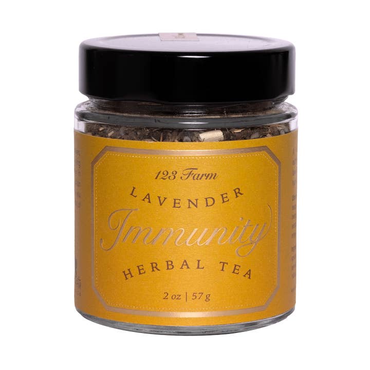 Lavender Immunity Tea – 2 oz Loose Leaf for wholesale by 123 Farm